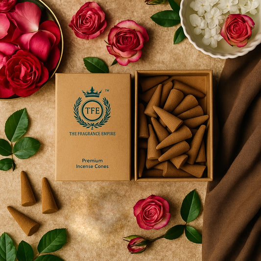 Rose Incense Cones | The Fragrance Empire | TFE