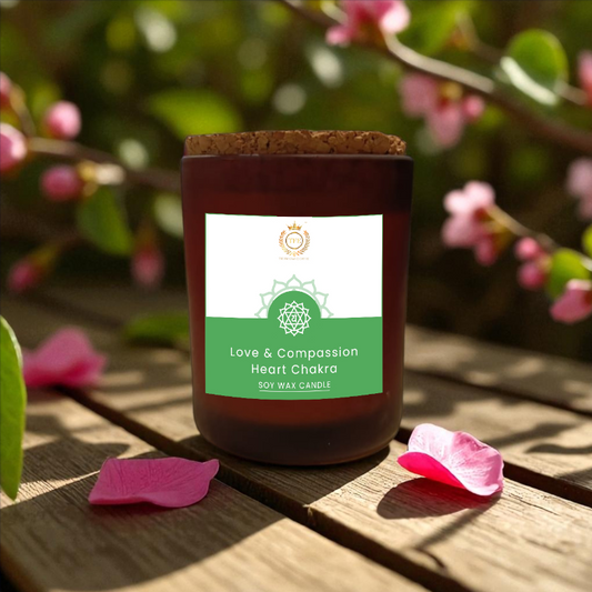 Heart Chakra Candle | For Love & Compassion | Meditation Candle